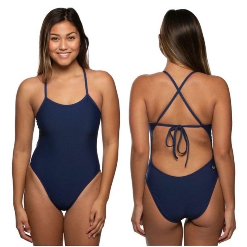 Jolyn Jackson tie back one piece